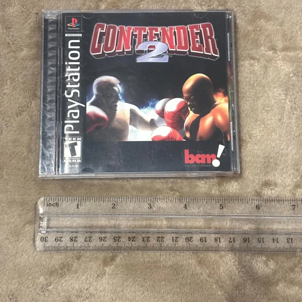 Contender 2 Sony PlayStation 1 PS1 Complete CIB Boxing Game Tested Working